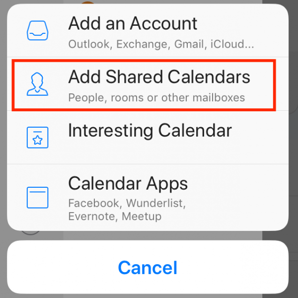 Open a Shared Calendar in Outlook Mobile App iOS and Android SOLVit